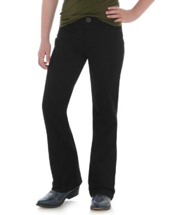 Wrangler® Girls Black Everyday Bootcut Jeans 09MWGBB