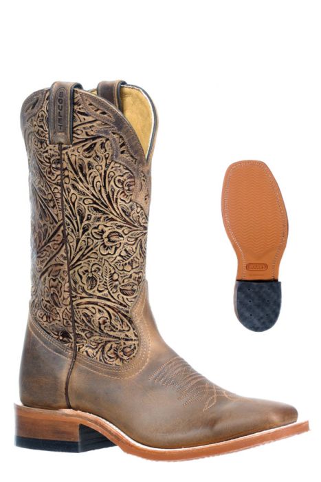 Boulet Ladies Western Tool Cognac 2958
