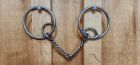 L&W Lock Ring Snaffle - Med Twisted Wire 
