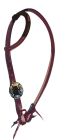 One Ear Fancy Buckle Headstall with Tie Ends