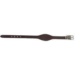 WeaverÂ® Dark Mahogany Leather Flared Fender Hobbles Pair