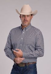 Roper Men's Baseball Foulard Button Down Shirt