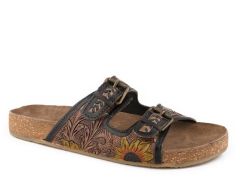 Roper Women's Desiree Tooled Sandal