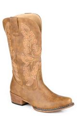 Roper Women's Tan Vintage Faux Leather Boot