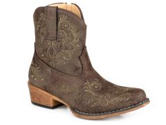 Roper Women's Vintage Brown Faux Leather Boot
