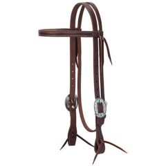 Weaver Working Tack Feather Design Browband Headstall