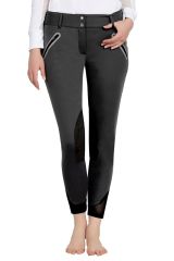 Tuffrider Ladies Yeti Softshell Knee Patch Breech - Black