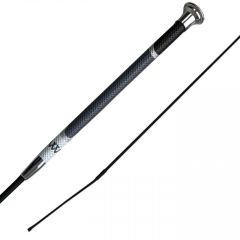  Woof Harmony Resolute Dressage Whip - 100 CM - Navy/Silver