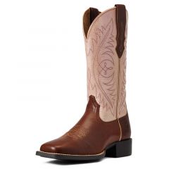 Ariat Women's Round Up Wide Square Toe StretchFit Western Boot