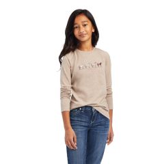 Ariat Youth Different Colour Shirt - Banyan Bark Heather