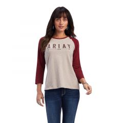 ARIAT Women's REAL Arrow Classic Fit Shirt - Oatmeal