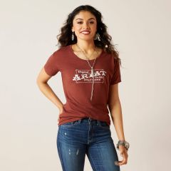 ARIAT  Denim Label T-Shirt - Rust