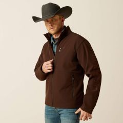 Ariat Men's Brown Logo Softshell Jacket