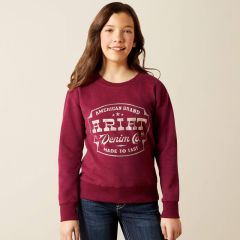 Ariat Girls Heather Emblem Sweatshirt