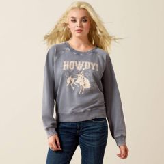 Vintage Raglan Sweatshirt - Ombre Blue Mineral Wash