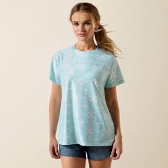 Ariat Laguna Logo Shirt - Holiday Heather Southwest