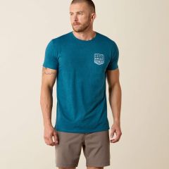 Ariat Men's Stripe Patriotic Badge T-Shirt