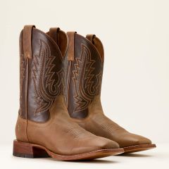 ARIAT Men's County Roads Wide Square Toe Boot - Tan