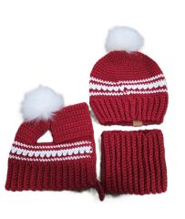 Tilly's Treasures 3Pc Crochet Set - Red/White