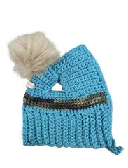 Tilly's Treasures Mini Crochet Bonnet - Green/Camo