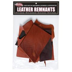 Weaver Black and Bridle Leather Remnant Bag