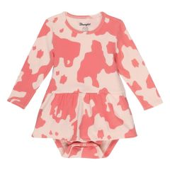 Wrangler® Baby Girl Cowprint Bodysuit - Pink 