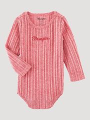 Wrangler Baby Girl Knit Bodysuit - Pink