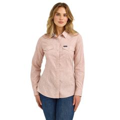  Wrangler Retro® Western Dress Snap Top - Pink 