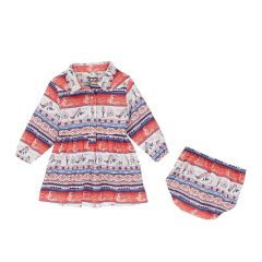 Wrangler® Baby Girl Dress - Pink Western Print