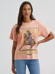 Wrangler Climb in the Saddle Girlfriend Graphic Tee
