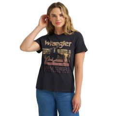 Wrangler Retro® Graphic S/S T-Shirt - Regular Fit - Black Beauty