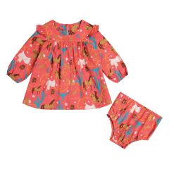 Wrangler® Baby Girls Dress - Pink Western
