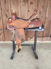 Used 16" Billy Cook Barrel Saddle