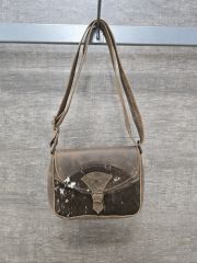 Shack Story Shoulder / Cross Body Bag - Dark Brown
