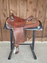 Used 15" Crates Saddlery Equitation Pleasure Saddle