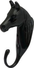 Black Aluminum Horse Head Hook