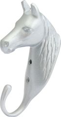 Silver Aluminum Horse Head Hook