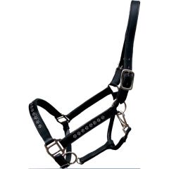 Bromont Leather Halter with Crystals - Pony and Cob
