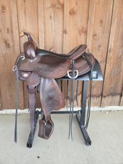Used 17" Julie Goodnight Trail Flex 2 Saddle 