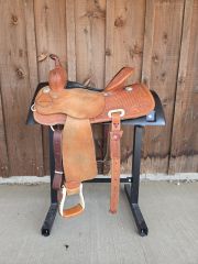 Used 14" SRS Barrel Saddle Pilot Point Texas