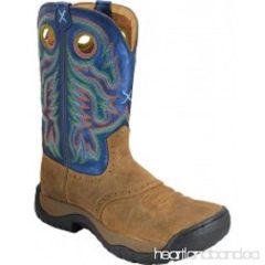 Twisted X Camel and Blue All Around Cowboy Boots Round Toe MAB0003