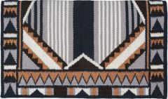 Highly Decorated Navy and Brown Good Medicine© Blanket