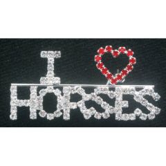 I Love Horses Pendant