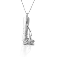 Kelly Herd Large Tall Boot & Stirrup Necklace