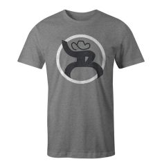 HOOEY "Roughy 2.0" Grey w/Charcoal Logo T-shirt