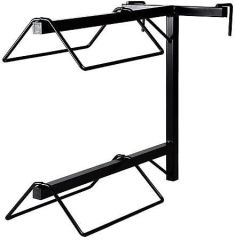 Portable Over the Fence Double Saddle Rack