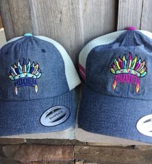 Hooey Mesh Indian Headdress Hat Assorted