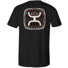 Hooey "Zenith" Black w/Multi Color Aztec T-Shirt