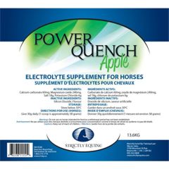 Strictly Equine Power Quench Electrolytes - Apple 13.6kg Special Order Size 