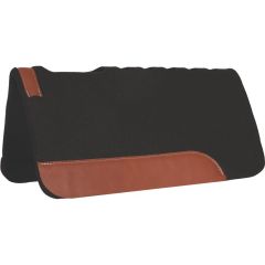 Cut Out Felt Pad with Wear Leathers - Black or Brown 3/4"